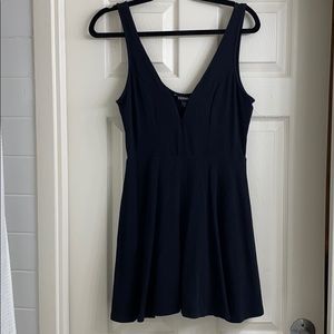Express Black Mini Dress with Skort